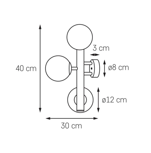 Kinkiet CUMULUS złoty, Kaspa