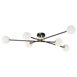 Lampa przysufitowa ASTRA 6 czarna, Kaspa
