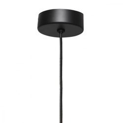 Lampa wisząca AVIA BLACK L bursztynowa, 40 cm, Kaspa