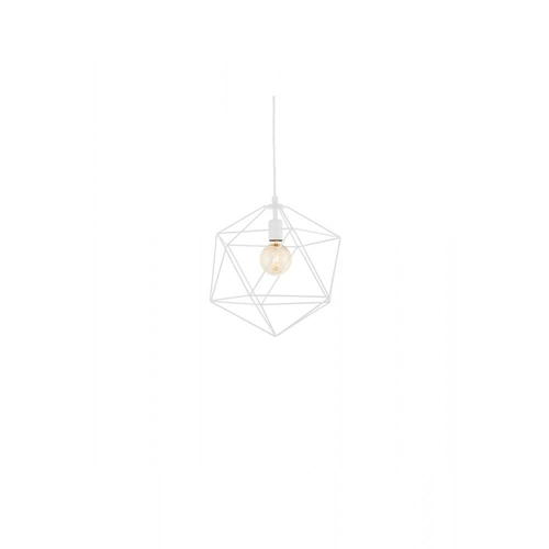 Lampa wisząca WIRE M biała, Kaspa