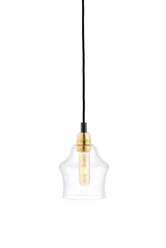 Lampa wisząca trzypunktowa LONGIS GOLD 3 na plafonie, Kaspa