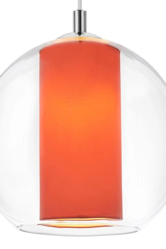 Lampa wisząca MERIDA M koral, 30 cm, Kaspa