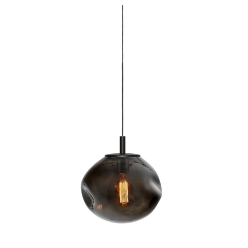 Lampa wisząca AVIA BLACK S przydymiona, 25 cm, Kaspa