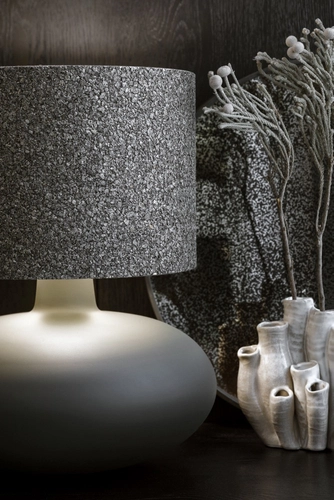 Lampa stołowa SAWA STONE mika matowe szkło, Kaspa