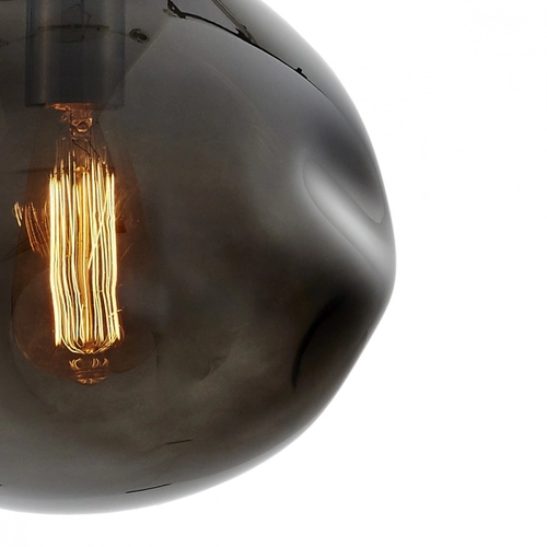 Lampa wisząca trzypunktowa AVIA BLACK 3 przydymiona, Kaspa