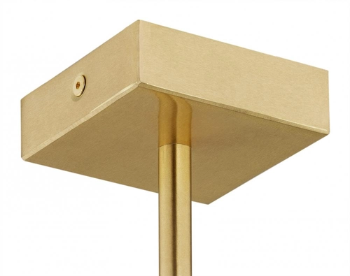 Żyrandol do salonu Abbano złoty