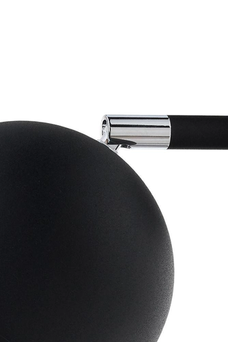 Lampa sufitowa okrągła PILAR 5 KASPA czarna, Kaspa