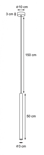 Lampa wisząca ROLL 1 biała, Kaspa