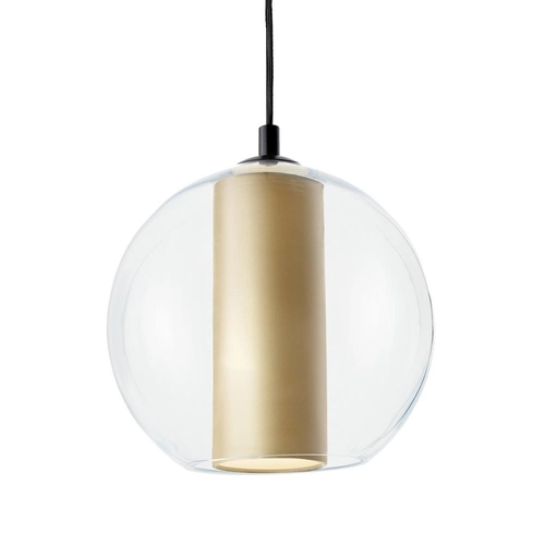 Lampa wisząca MERIDA BLACK L szampan, 35 cm, Kaspa