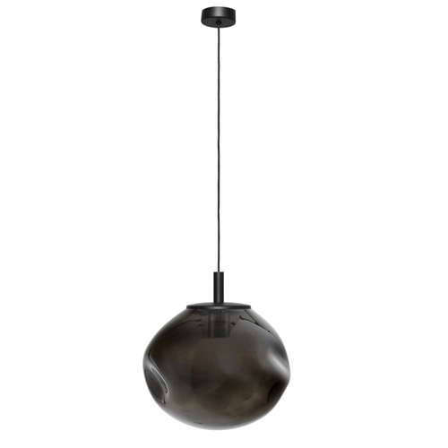 Lampa wisząca AVIA BLACK M przydymiona, 30 cm, Kaspa