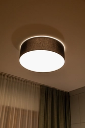 Plafon SPACE L czarny, 75 cm, Kaspa