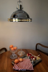 Lampa wisząca NAUTILIUS L chrom, Kaspa