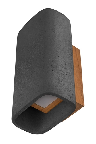 CONTEAK kinkiet betonowy Black