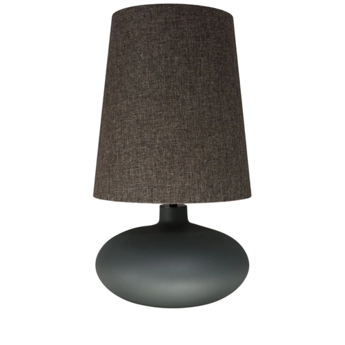 Lampa stołowa SAWA CLASSIC XL brązowy melanż, grafitowa podstawa, Kaspa