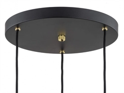 Lampa sufitowa wisząca dymna Oakland