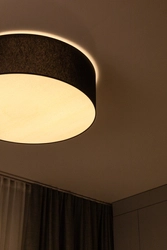 Plafon SPACE L czarny, 75 cm, Kaspa