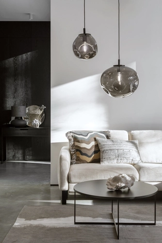 Lampa stołowa SAWA STONE mika matowe szkło, Kaspa