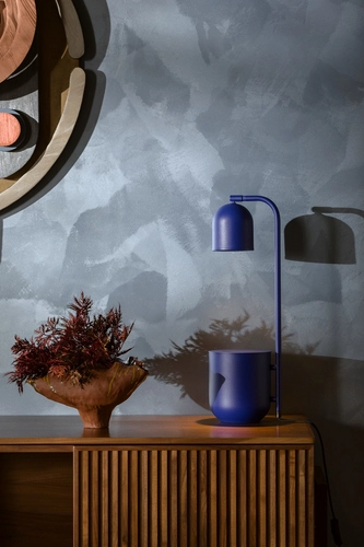 Lampka na biurko BOTANICA kobaltowa, Kaspa