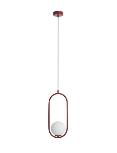 Lampa Wisząca Pojedyncza Riva Red Wine