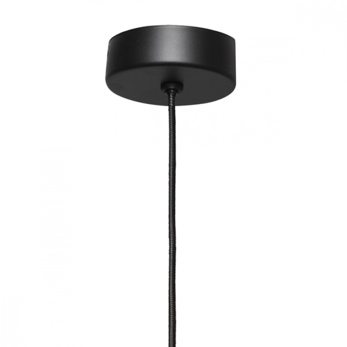 Lampa wisząca AVIA BLACK M bursztynowa, 30 cm, Kaspa