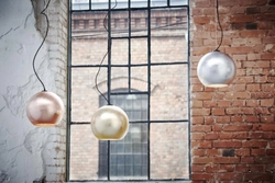 Lampa wisząca MOON złota, 35 cm, Kaspa