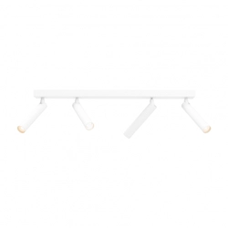 Lampa przysufitowa czteropunktowa ROLL 4 biała, Kaspa