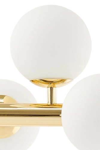 Lampa przysufitowa CUMULUS 3 złota, Kaspa