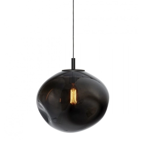 Lampa wisząca AVIA BLACK L przydymiona, 40 cm, Kaspa