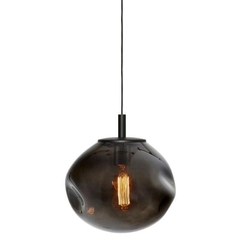 Lampa wisząca AVIA BLACK S przydymiona, 25 cm, Kaspa