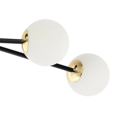 Lampa przysufitowa ASTRA 6 czarna, Kaspa