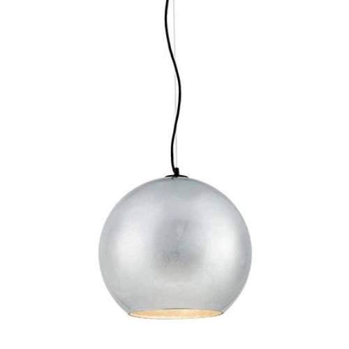 Lampa wisząca MOON srebrna, 35 cm, Kaspa