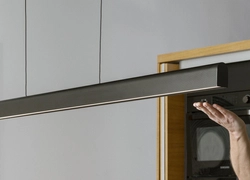 Lampa wisząca liniowa LINEA DIM czarna, ze ściemniaczem, Kaspa