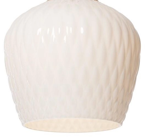 Biały klosz do lamp z kolekcji VENUS, 28 cm, Kaspa