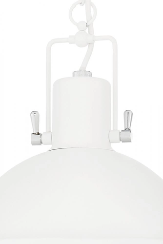 Lampa wisząca NAUTILIUS M biała, Kaspa