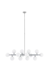 Żyrandol CUMULUS 1 czternastopunktowy, chrom, Kaspa