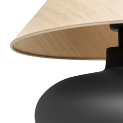 Lampa stołowa SAWA NATUR fornir jasny dąb, Kaspa