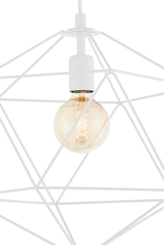 Lampa wisząca WIRE M biała, Kaspa