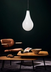 Lampa wisząca STILLA 1, czarne wykończenie, Kaspa