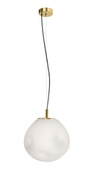 Lampa wisząca CLOE M złoto, 30 cm, Kaspa