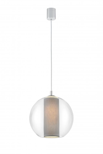 Lampa wisząca MERIDA M szara, 30 cm, Kaspa