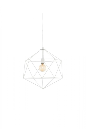 Lampa wisząca WIRE L biała, Kaspa