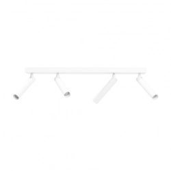 Lampa przysufitowa czteropunktowa ROLL 4 biała, Kaspa