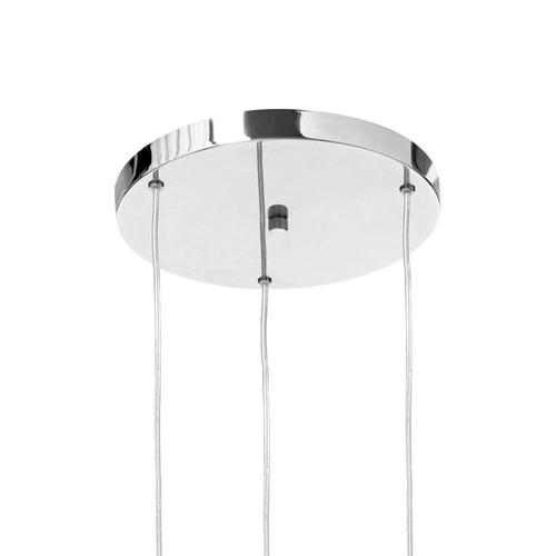 Lampa wisząca trzypunktowa LAMIA 3 chrom, na plafonie, Kaspa