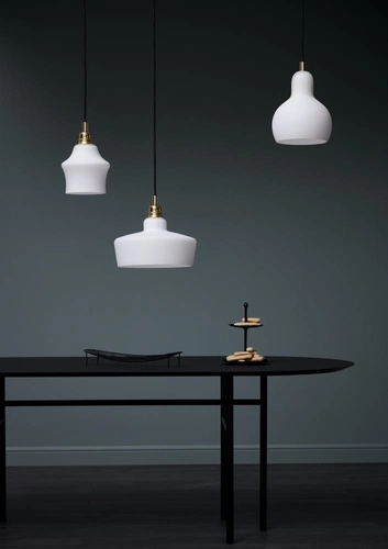 Lampa wisząca LONGIS WHITE II srebrne wykończenie, Kaspa