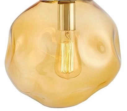 Bursztynowy klosz do lamp AVIA M, 30 cm, Kaspa