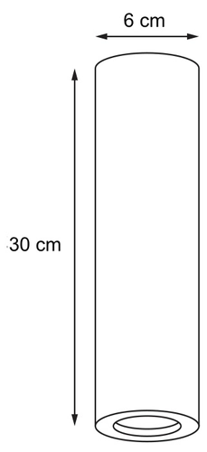 Reflektor sufitowy BARLO biały, 30 cm, Kaspa