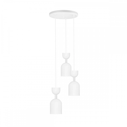 SUPURU 3P biała lampa wisząca / plafon