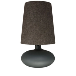 Lampa stołowa SAWA CLASSIC XL brązowy melanż, grafitowa podstawa, Kaspa