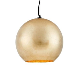 Lampa wisząca MOON złota, 35 cm, Kaspa