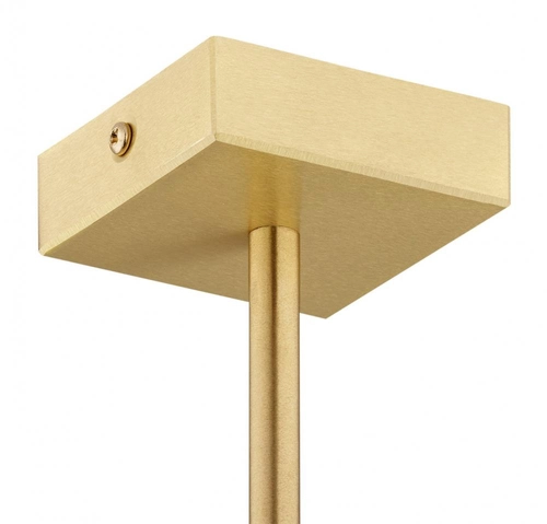 Żyrandol złoty Abruzzo mały biały